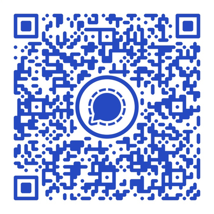 Signal QR code for Rachel Cohen Booth